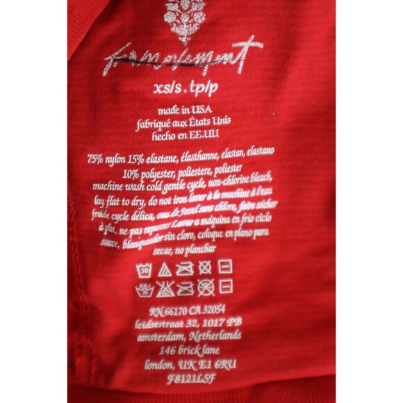 Free People Movement Women's Sz XS/S Winterberry Red Take On Me Layer Top - Picture 3 of 8